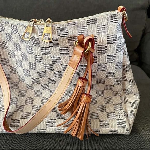 Checkered Designer Tote Bag - Picture 2 of 14